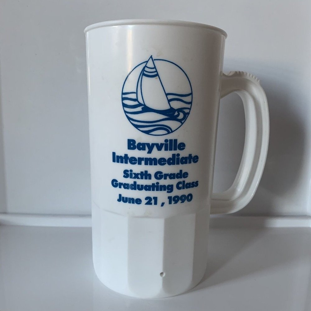 Stein Mug 1990 Bayville Intermediate School 6th Grade Graduating Class NY L.I.